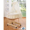 Culla in Vimini con Velo Creme Notte