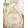 Culla in Vimini con Velo Creme Notte