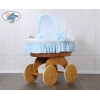 Culla in Vimini e Legno con Cappottina Hanna