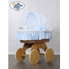 Culla in Vimini e Legno con Cappottina Hanna