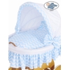 Culla in Vimini e Legno con Cappottina Hanna