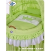 Culla Neonato Rotelle e Cappotta Verde Little Prince/Princess