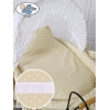 Culla Retrò con Biancheria e Materasso Bianca Beige Cristina