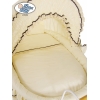 Culla Retrò per Neonato Ruote Cappottina Creme Emma