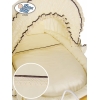 Culla Retrò per Neonato Ruote Cappottina Creme Emma