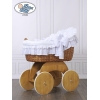 Culla XXL con Base in Legno Bianca Giglio