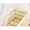 Culle Fianco Letto per Neonati con Zanzariera Beige