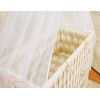 Culle Fianco Letto per Neonati con Zanzariera Beige
