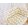 Culle Fianco Letto per Neonati con Zanzariera Beige