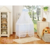 Culle Fianco Letto per Neonati con Zanzariera Blu Little Prince/Princess