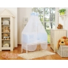 Culle Fianco Letto per Neonati con Zanzariera Blu Little Prince/Princess