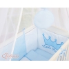 Culle Fianco Letto per Neonati con Zanzariera Blu Little Prince/Princess
