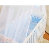 Culle Fianco Letto per Neonati con Zanzariera Blu Little Prince/Princess
