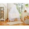 Culle Fianco Letto per Neonati con Zanzariera Creme Cuori