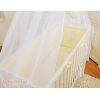 Culle Fianco Letto per Neonati con Zanzariera Creme Cuori