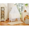 Culle Fianco Letto per Neonati con Zanzariera Creme Little Prince/Princess