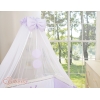 Culle Fianco Letto per Neonati con Zanzariera Lilla Little Prince/Princess