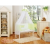 Culle Fianco Letto per Neonati con Zanzariera Verde Little Prince/Princess
