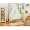 Culle Fianco Letto per Neonati con Zanzariera Verde Little Prince/Princess