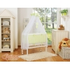 Culle Fianco Letto per Neonati con Zanzariera Verde Little Prince/Princess