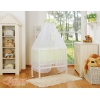 Culle Fianco Letto per Neonati con Zanzariera Verde Little Prince/Princess