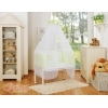 Culle Fianco Letto per Neonati con Zanzariera Verde Little Prince/Princess