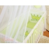 Culle Fianco Letto per Neonati con Zanzariera Verde Little Prince/Princess