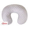 Cuscino Allattamento Grigio Pois Bianchi Cuori