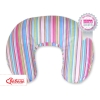 Cuscino Allattamento Lilla a Strisce Cuori