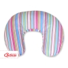 Cuscino Allattamento Lilla a Strisce Cuori