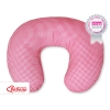 Cuscino Allattamento Neonati Rosa a Scacchi Cuori