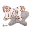 Cuscino Antiurto a Forma di Farfalla Bianca Grigio Cacciatore di Sogni