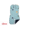 Cuscino Imbottito per Passeggino Menta Blu Scuro