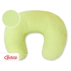 Federa Cuscino Allattamento Verde a Strisce Cuori