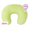 Federa Cuscino Allattamento Verde a Strisce Cuori