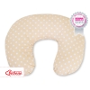 Federa per Cuscino per Allattamento Beige Pois Bianchi Cuori