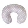 Federa per Cuscino per Allattamento Grigio Pois Bianchi Cuori