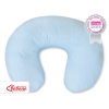 Federa per Cuscino da Allattamento Blu a Strisce Cuori