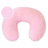 Federa per Cuscino da Allattamento Rosa a Strisce Cuori