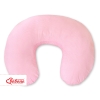 Federa per Cuscino da Allattamento Rosa a Strisce Cuori
