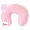 Federa per Cuscino da Allattamento Rosa a Strisce Cuori