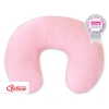 Federa per Cuscino da Allattamento Rosa a Strisce Cuori
