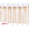 Gonna Para Lettino e Culla 60x120cm Creme Cuori