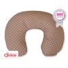 Guanciale Allattamento Marrone Pois Bianchi Cuori