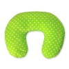 Guanciale Allattamento Verde Pois Bianchi Cuori