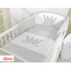 Lenzuola Lettino Neonato 2 parti Grigio Little Prince/Princess