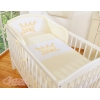Lenzuola per Lettino Neonato 2 parti Creme Little Prince/Princess