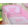 Lenzuola per Lettino Neonato 2 parti Rosa Little Prince/Princess
