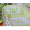 Lenzuola per Lettino Neonato 2 parti Verde Little Prince/Princess
