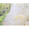 Lenzuolo Culla con Zanzariera 7 parti Creme Little Prince/Princess